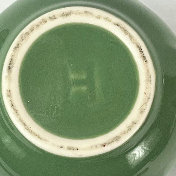 Green Teapot 6" Avocado Olive MCM Mid Century Retro Art Deco - Picture 7 of 12